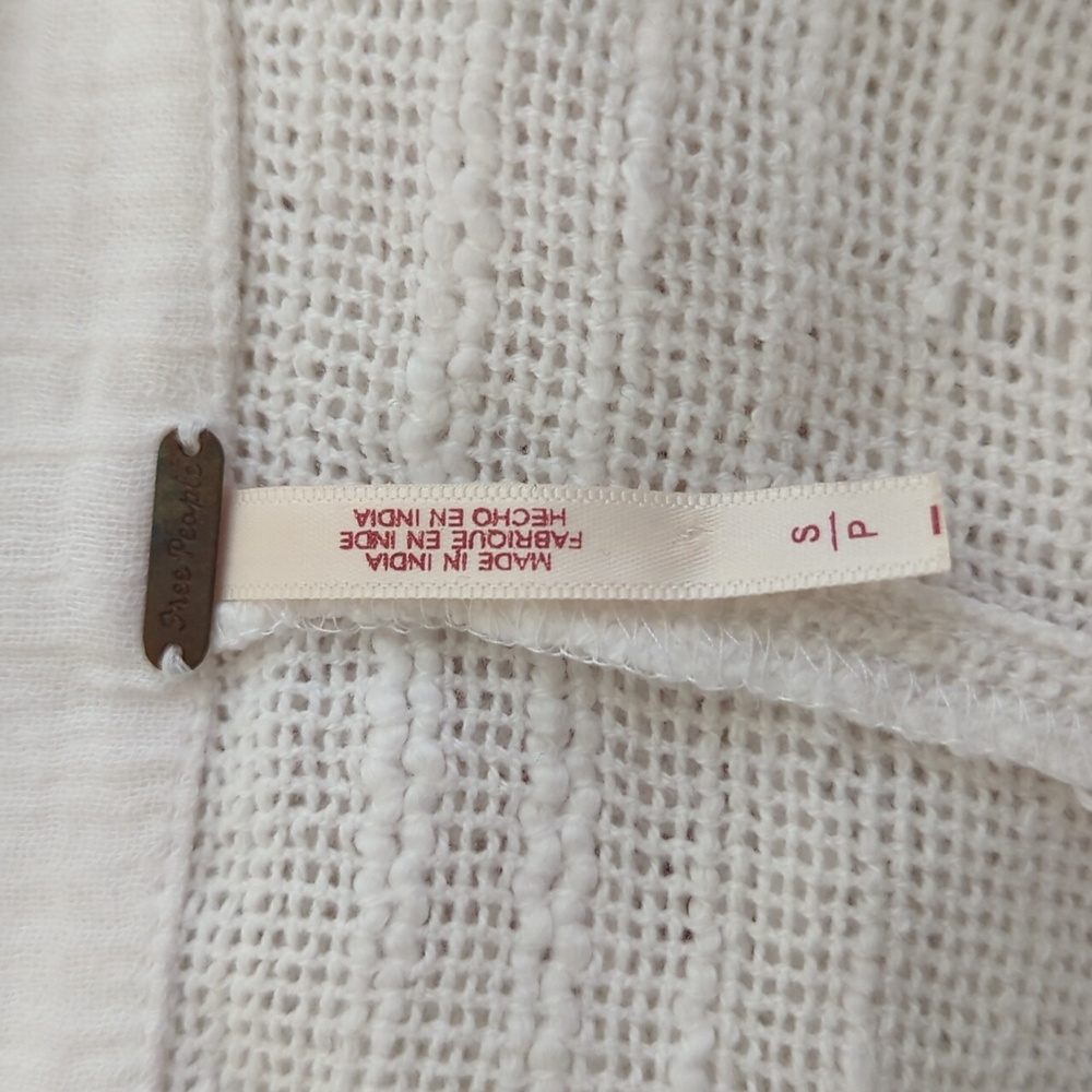 Free People White Easy Weekend Skirt Set Size Small - Picture 14 of 16